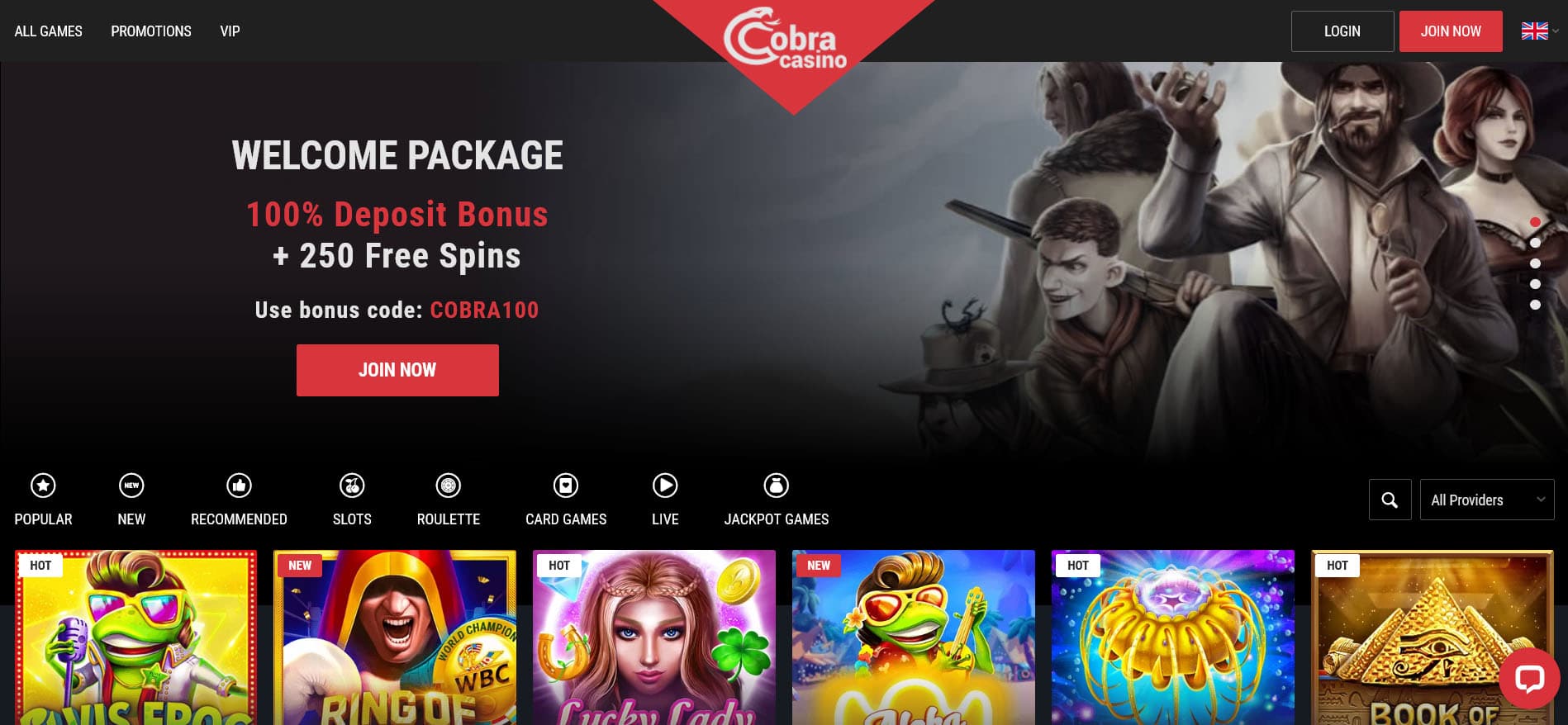 CobraCasino Screenshoot