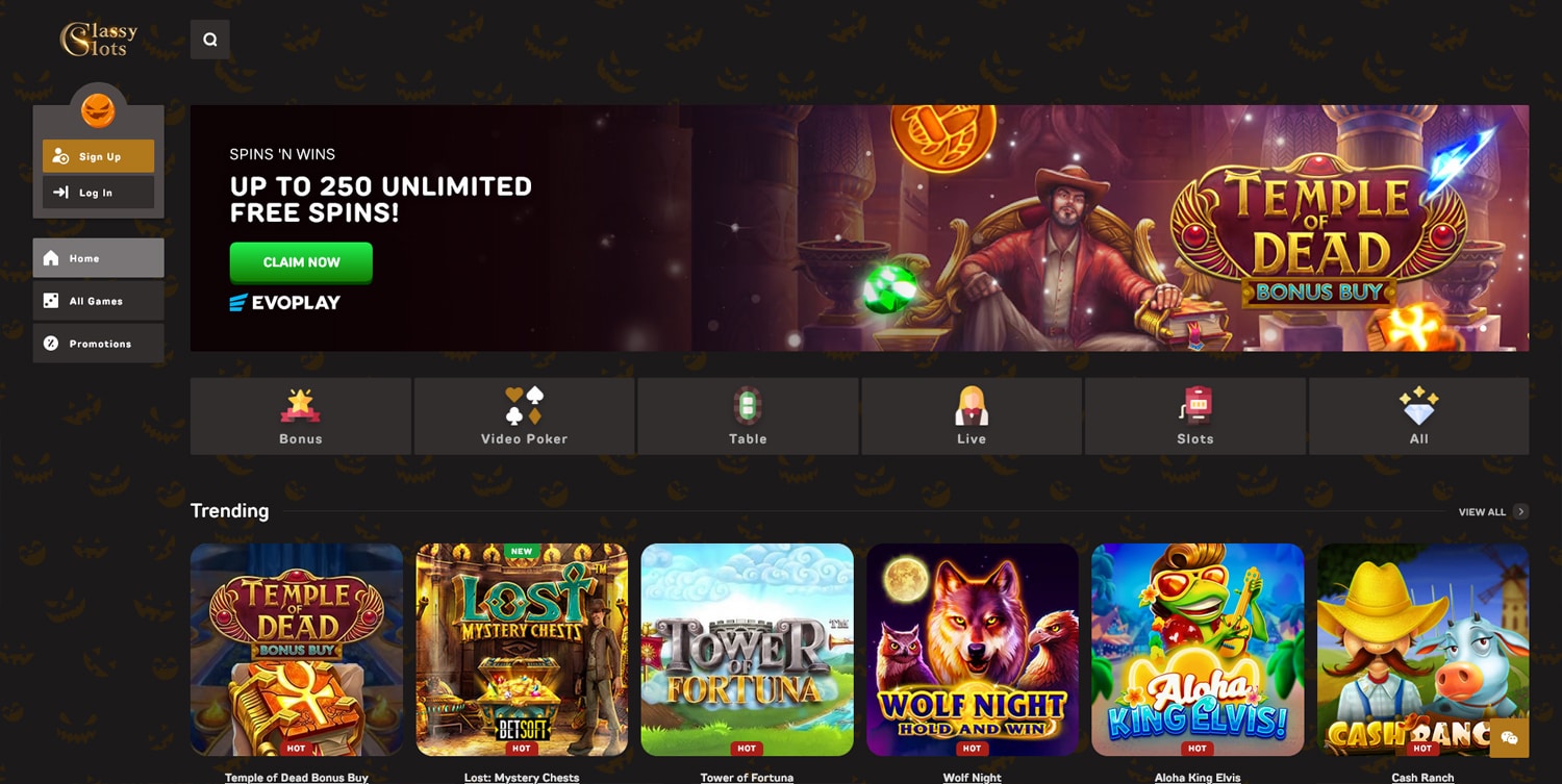 Classy Slots Casino screenshot