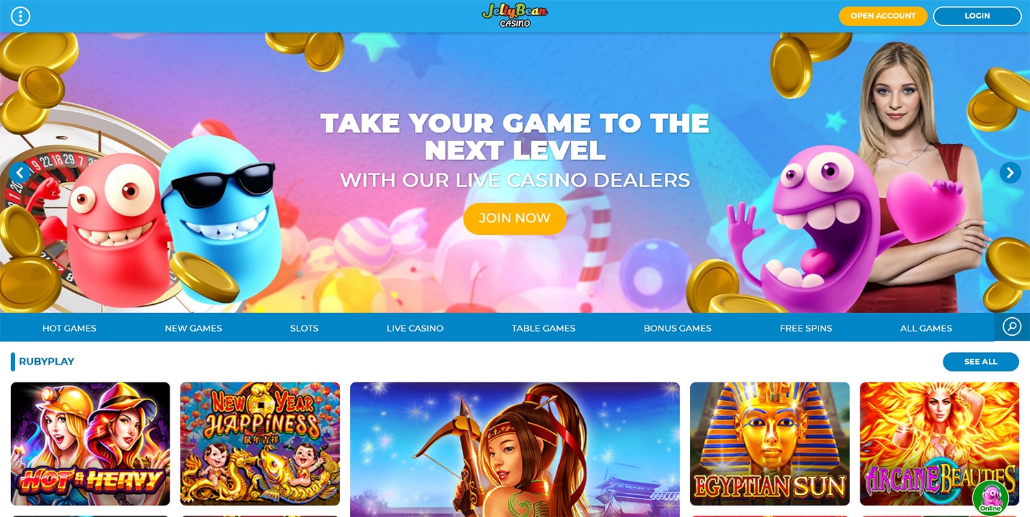 JellyBean Casino screenshot